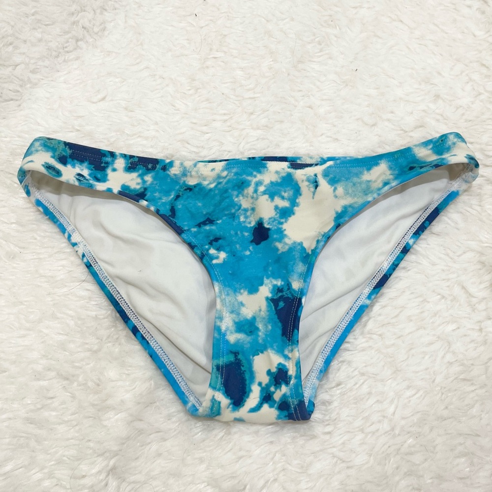 5 for $25! Aerie Blue Tie Dye Bikini Bottoms XS